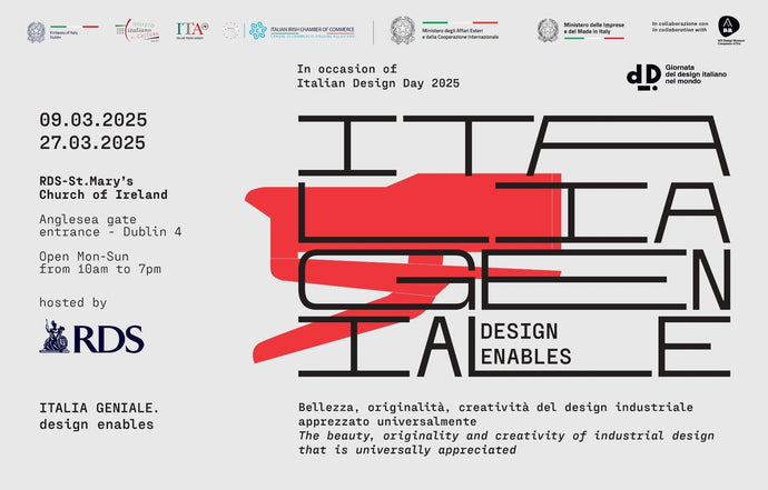 The revolutionary Crumpled City Maps are on display at the traveling exhibition ITALIA GENIALE - Design enables curated by Francesco Zurlo and Carlo Martino from 9th March to 27th March 2025 in DUBLIN!